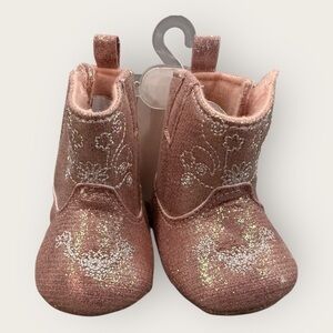 Stepping Stone Pink Baby Cowboy Boots